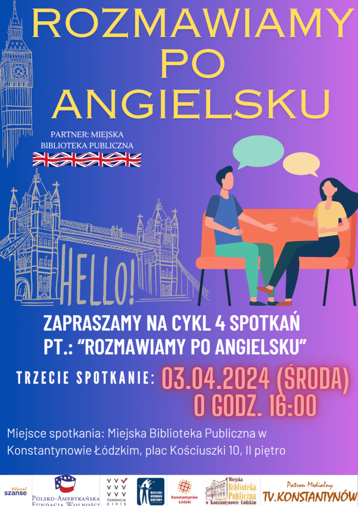 plakat informujący o spotkaniu