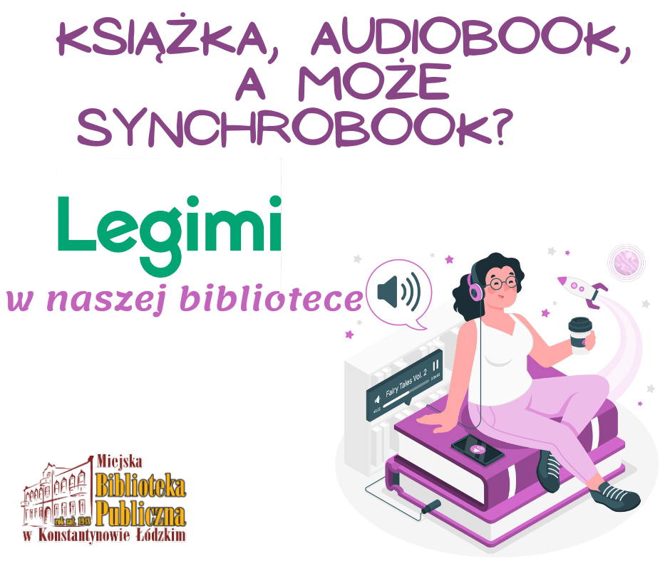 grafika informująca o Legimi w bibliotece