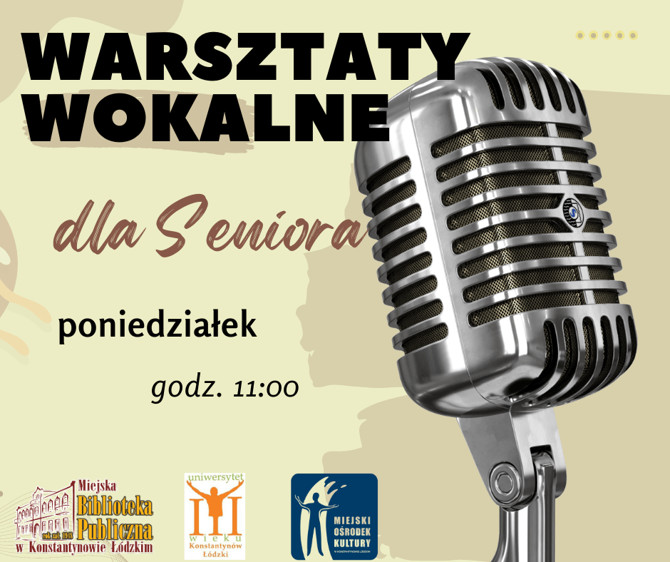 informacja o warsztatach wokalnych UTW